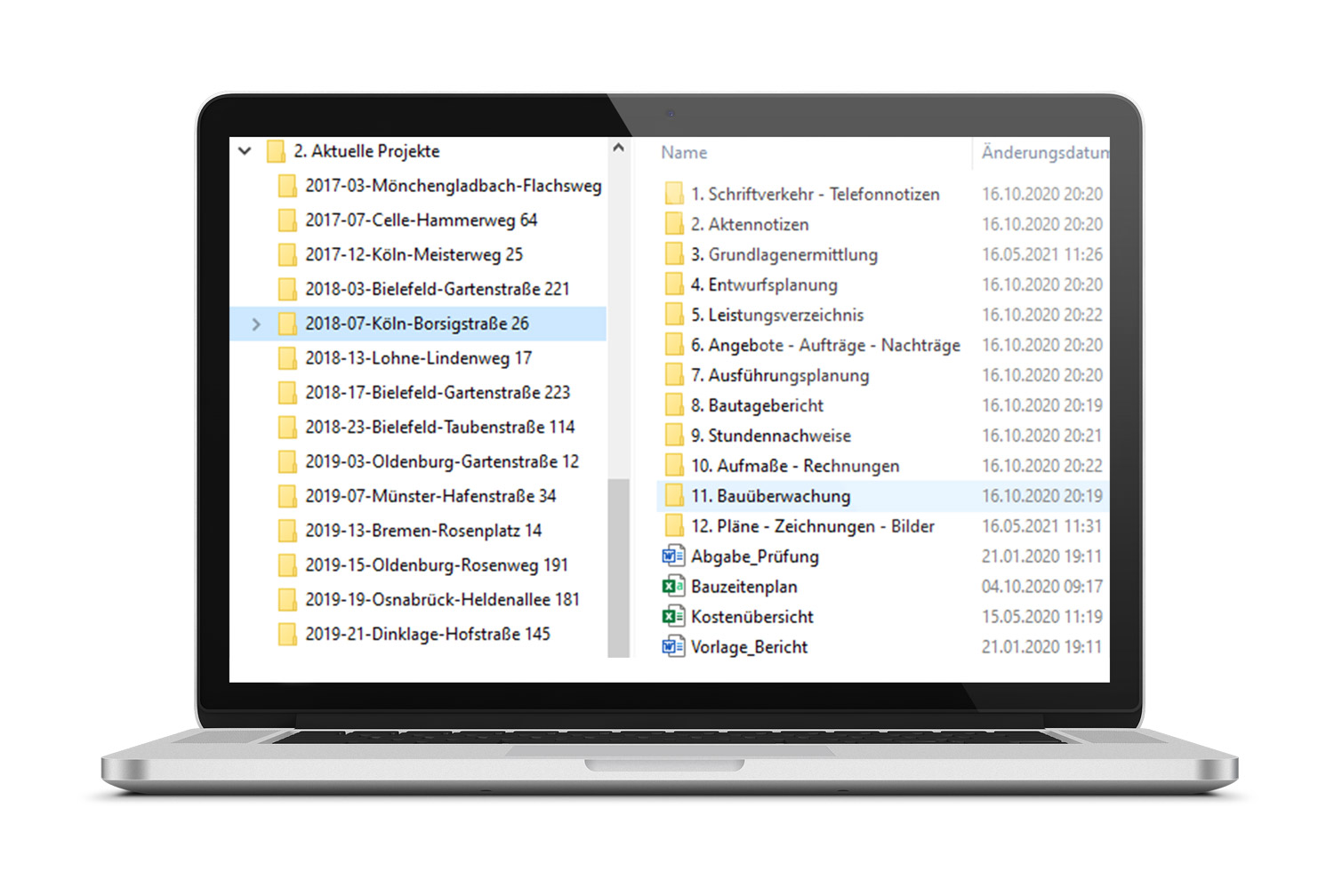 Unübersichtliche Ordnerstruktur im Windows-Explorer